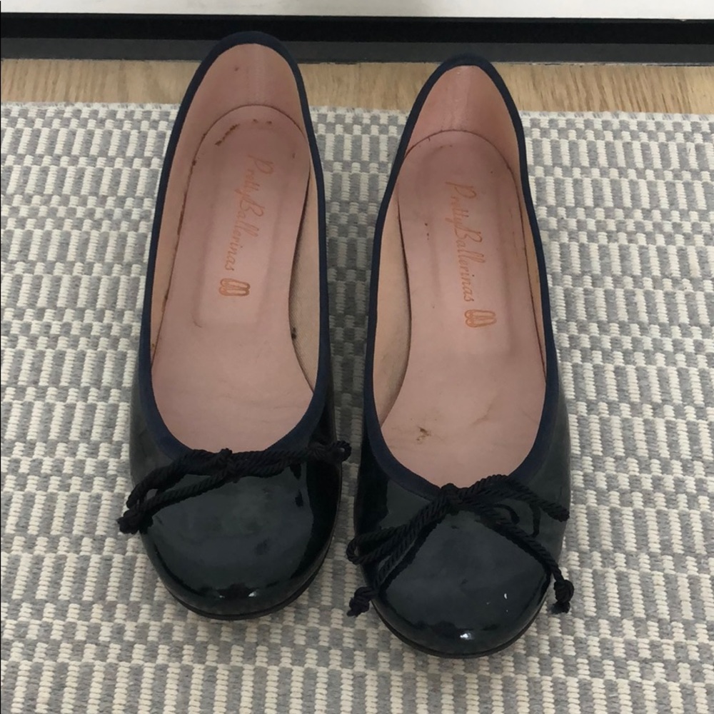 repetto ballerina flats navy blue